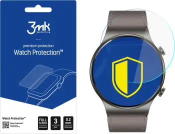 Xham mbrojtës për orë Huawei Watch GT 2 Pro Classic 3mk Protection FlexibleGlass Lite, 0.2mm