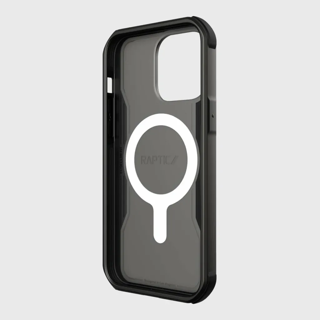 Mbështjellës Raptic X-Doria Fort Case për iPhone 14 Pro me MagSafe, i zi - 8