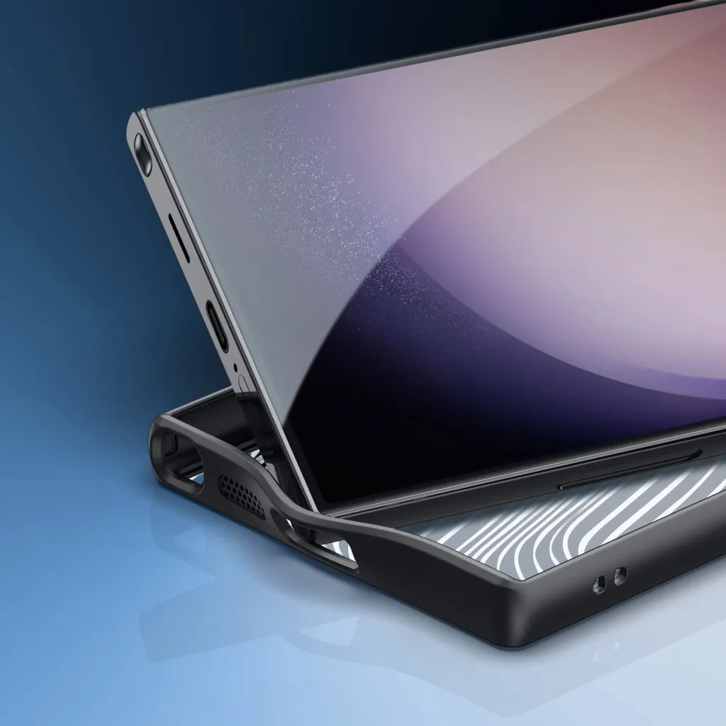Mbështjellës Dux Ducis Aimo për Samsung Galaxy S24 Ultra, e zezë - 10