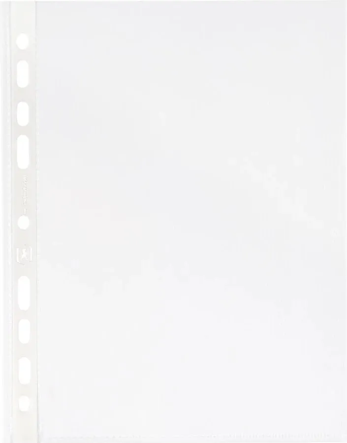 Mbështjellës dokumentesh Oxford 400025671, A5, 100 copë, transparent - 1