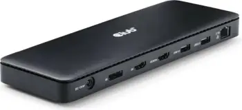Docking station Club3D Thunderbolt4 12-in-1, universal, 3 ekrane, 0.8m, e zezë