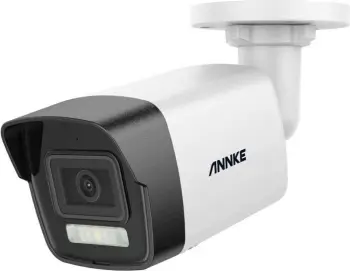 Set kamerash sigurie ANNKE N48PAW+I91DD*4+2T, 4 kamera me recorder, e bardhë