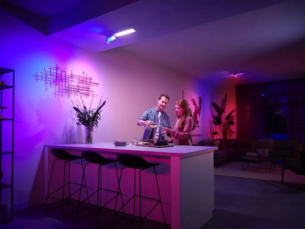 Dritë tavani Philips Hue Centris 2-spot, Smart, Bluetooth, LED, Metal, Bardhë - 2