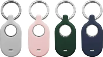 Mbështjellës 4smarts për Samsung Galaxy SmartTag2, metal/silikon, 4 ngjyra