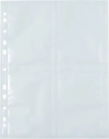 Xhepa transparentë për foto Herma 7560, 9 x 13 cm, vertikalë, të bardhë