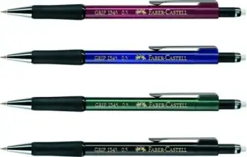 Laps mekanik Faber-Castell Grip 134599FC, 0.5mm, me gomë, i zi