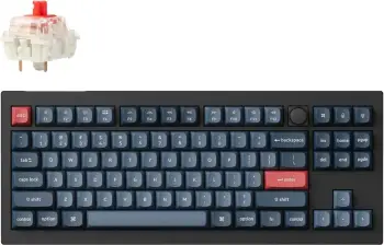 Tastierë mekanike Keychron V3 Max, Gateron Jupiter Red, RGB, QWERTZ, wireless/bluetooth, zi/blu