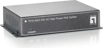 Splitter PoE LevelOne POS-4002, 24V AC, IEEE 802.3x, 10/100Base-T, i zi