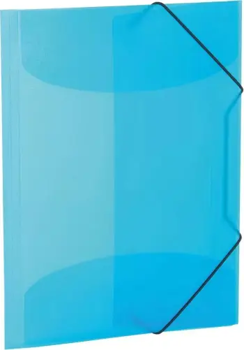 Dosje dokumentesh HERMA 19506, A4, polipropilen, blu transparente
