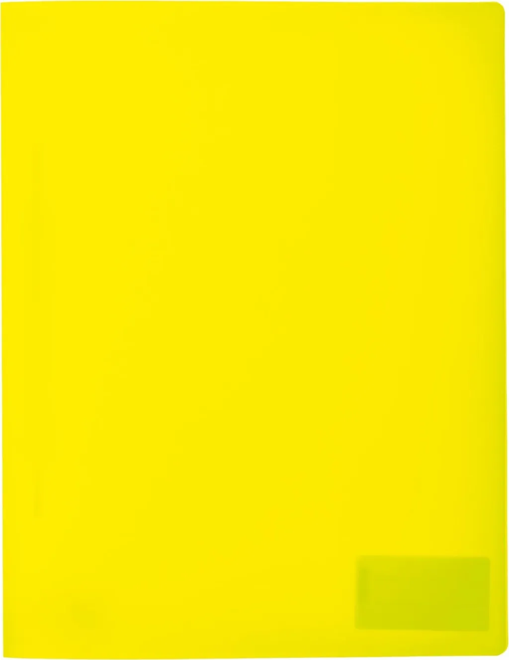 Dosje plastike HERMA Fastener A4, polipropilen, set 3 copë, neon e verdhë - 1