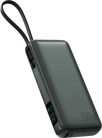 Powerbank 4smarts Enterprise 20000mAh 130W, USB-C kabllo e integrume, zi