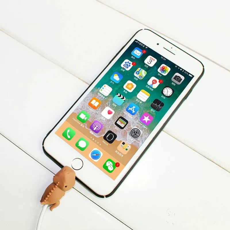 Mbështjellës kabllo telefoni Hurtel, formë ketri, silikon, bakër - 3