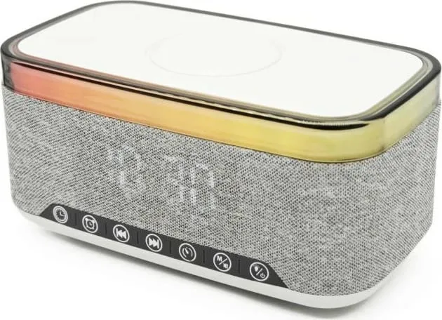 Radiobudilnik Denver FM, Bluetooth, karikim wireless, gri - 4