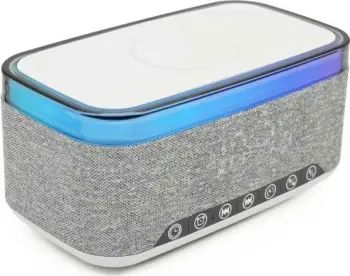 Radiobudilnik Denver FM, Bluetooth, karikim wireless, gri