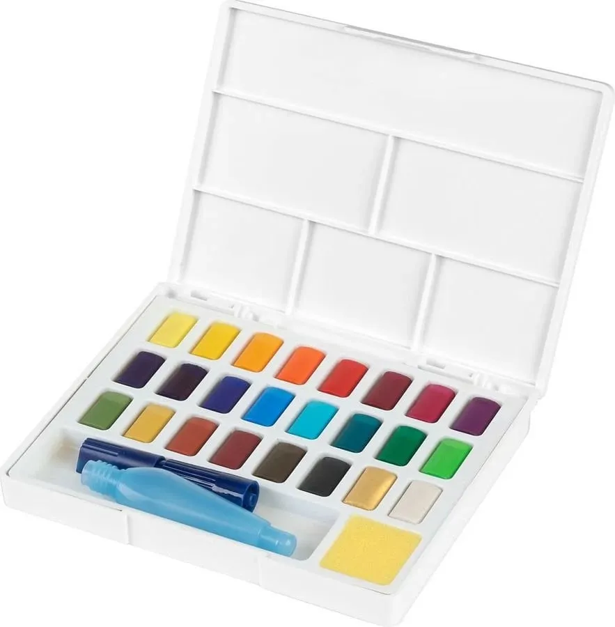 Set akuarele Faber-Castell 169724, 24 ngjyra, brush i përfshirë, multikolor - 2