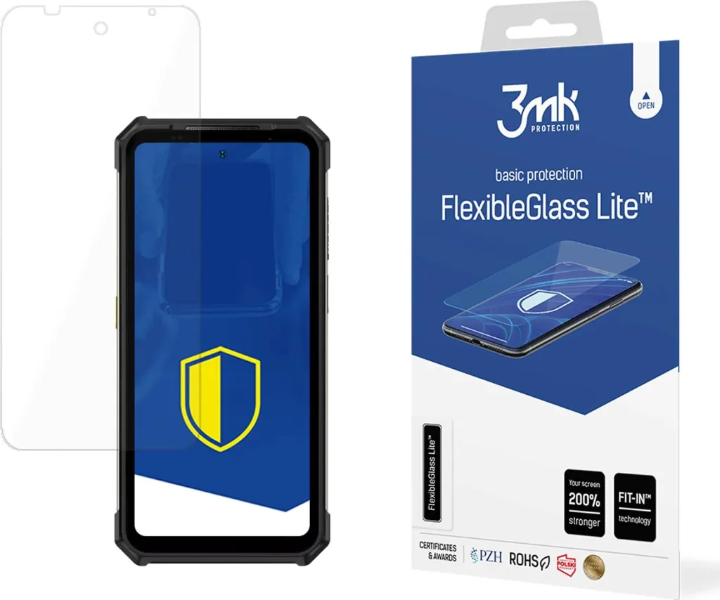 Mbështjellës xhami 3mk FlexibleGlass Lite për Ulefone Armor 24, Transparent - 1
