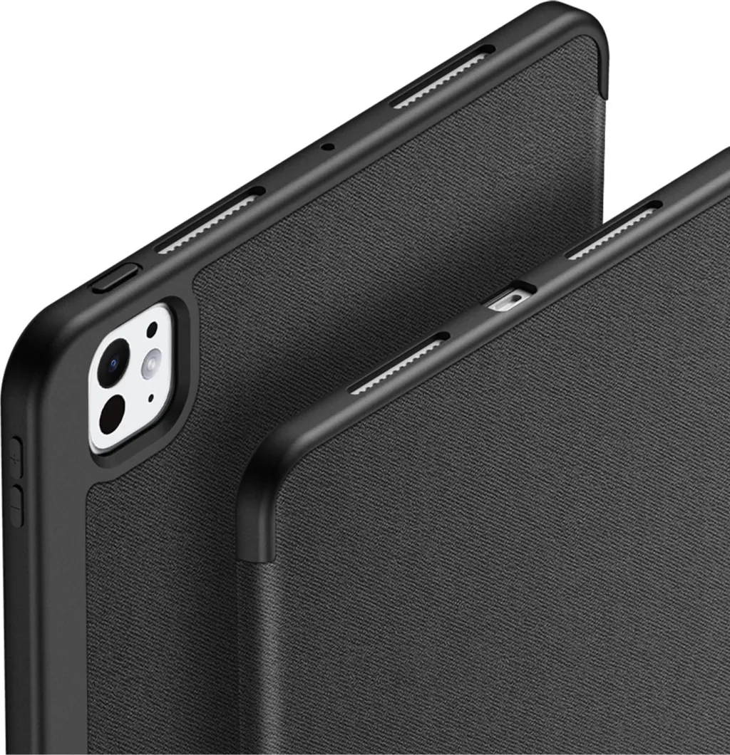 Mbulesë tablet DUX DUCIS Domo Series për iPad Pro 11 M4, funksion stand, me mbajtëse stylus, e zezë - 2