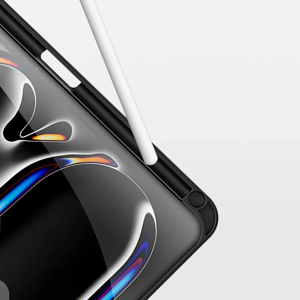 Mbulesë tablet DUX DUCIS Domo Series për iPad Pro 11 M4, funksion stand, me mbajtëse stylus, e zezë - 13