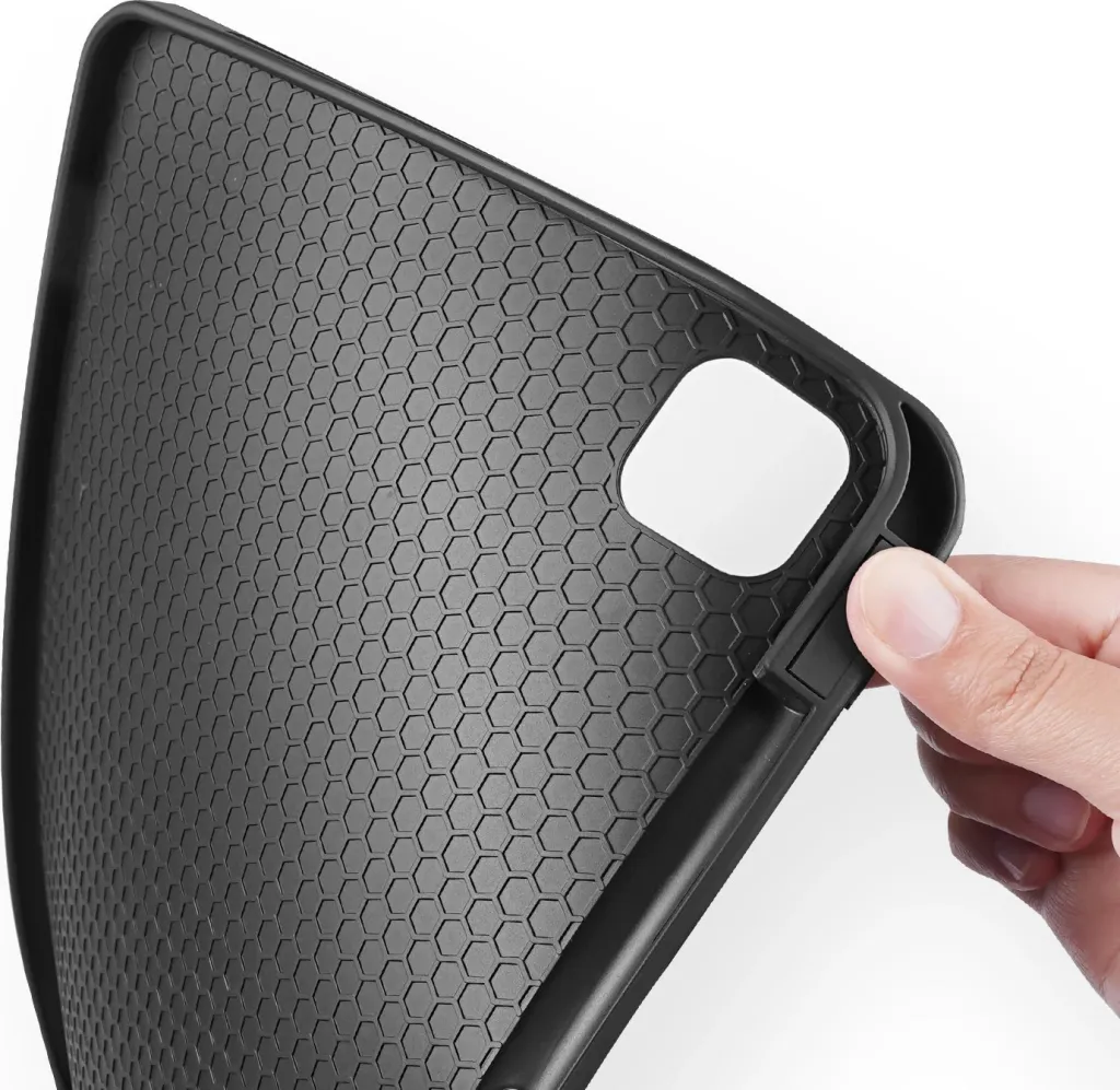 Mbulesë tablet DUX DUCIS Domo Series për iPad Pro 11 M4, funksion stand, me mbajtëse stylus, e zezë - 4
