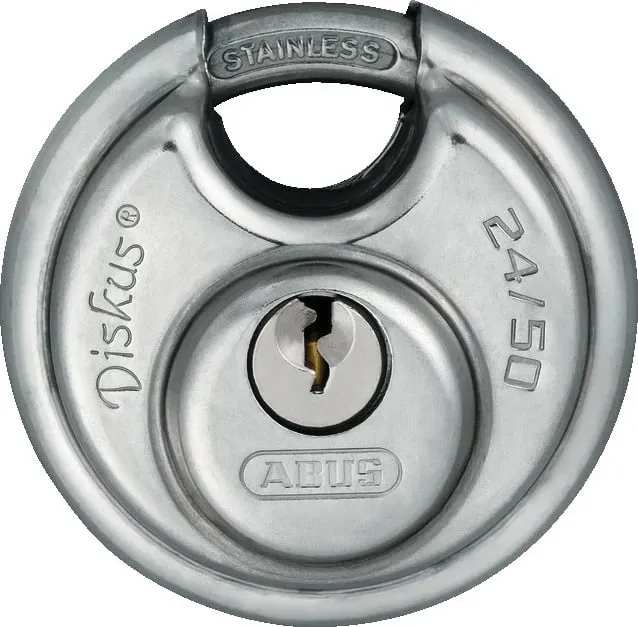 Dry ABUS Diskus 24IB/50 SL 7, çelik inox, 50mm - 1