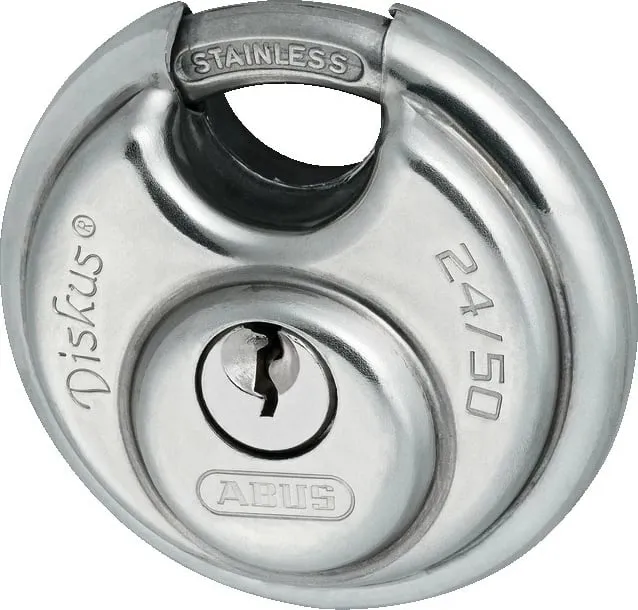 Dry ABUS Diskus 24IB/50 SL 7, çelik inox, 50mm - 2