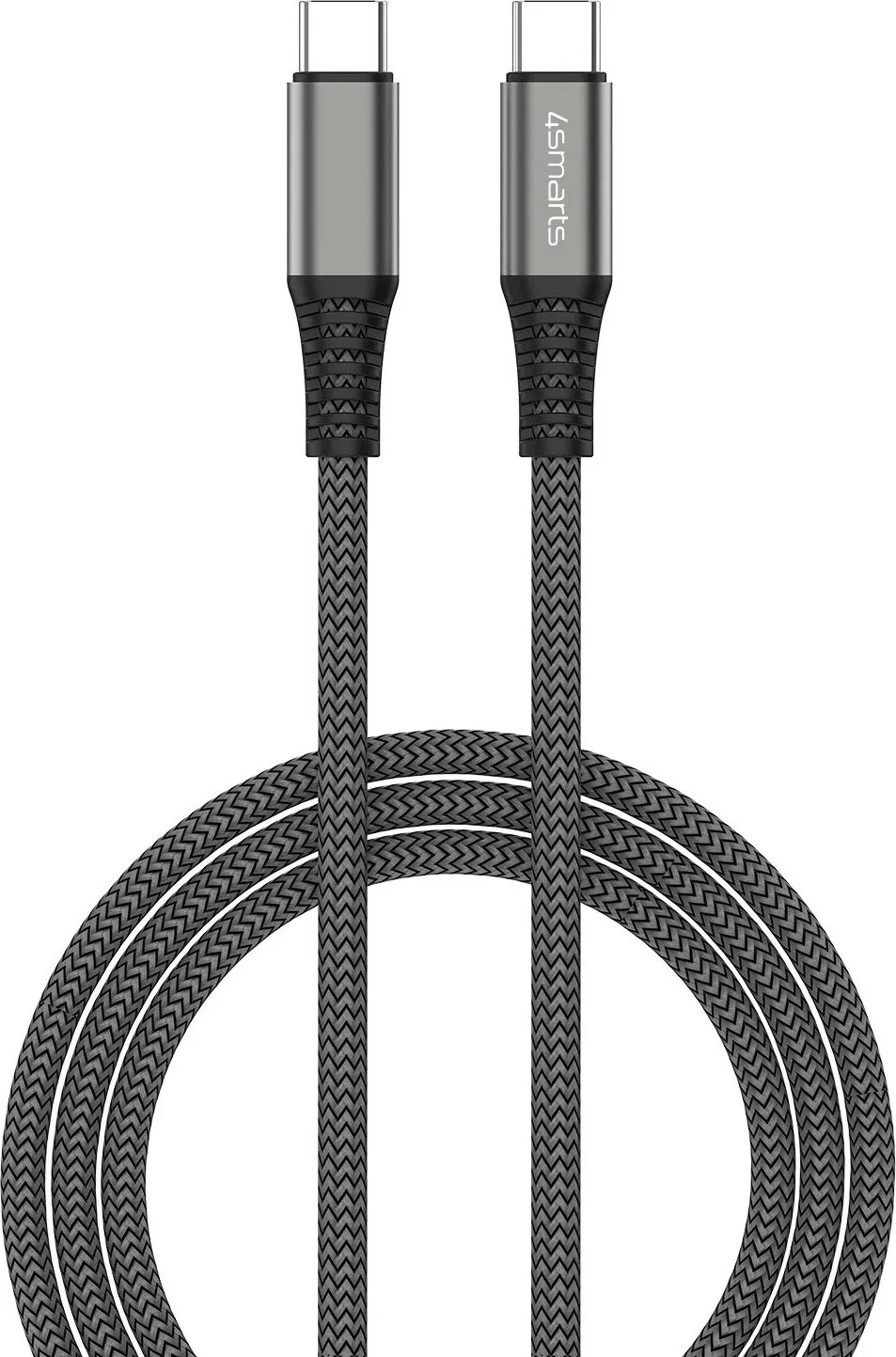 Kabllo USB C 4smarts 456266, 1.5 m, 0.48 Gbit/s, e zezë - 2