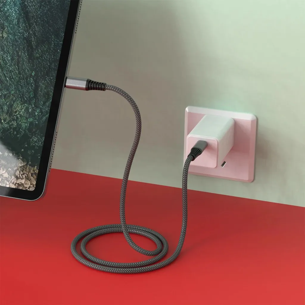 Kabllo USB C 4smarts 456266, 1.5 m, 0.48 Gbit/s, e zezë - 7