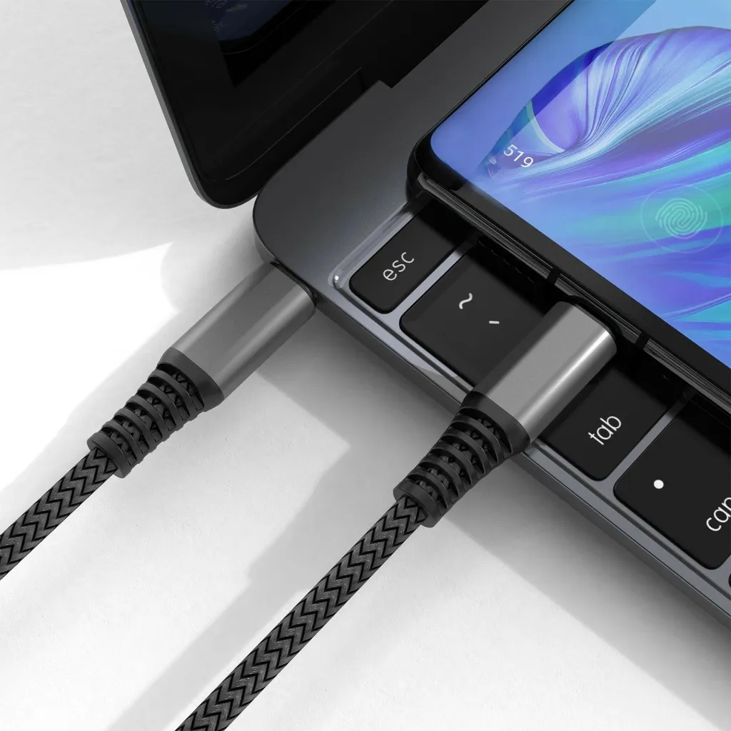 Kabllo USB C 4smarts 456266, 1.5 m, 0.48 Gbit/s, e zezë - 9