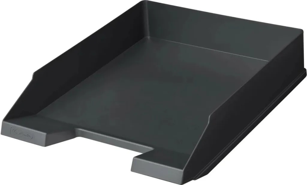 Tabakë dokumentesh Herlitz 50033942, plastikë, formati A4 C4, antracit - 1