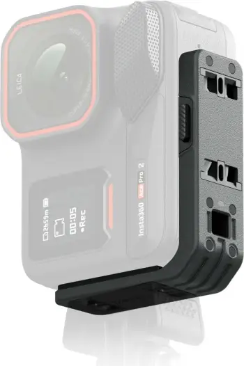 Mbajtës kamerash Insta360 Ace/Ace Pro, montim vertikal-horizontal, i zi
