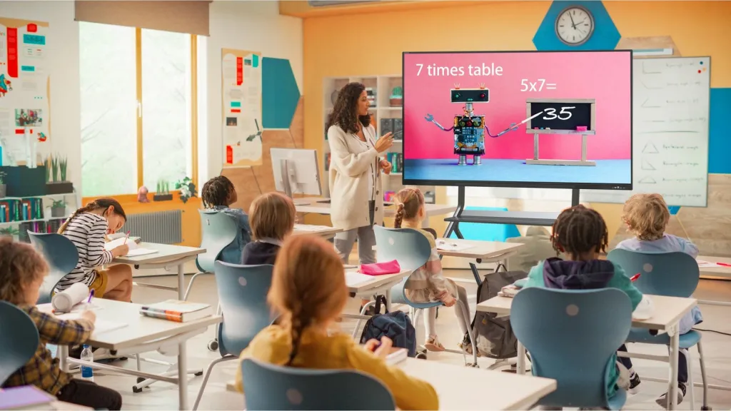Display interaktiv AVOCOR S-Serie AVS-8610, 86 inç, 4K Ultra HD, Touchscreen, 64GB, i zi - 3