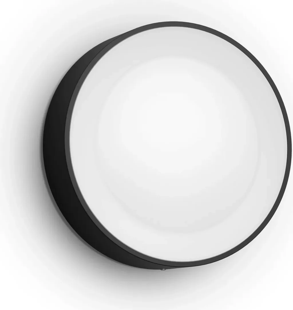 Lampë muri Philips Hue Daylo, smart, IP44, e zezë - 2