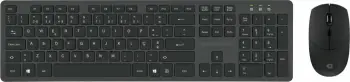 Set tastierë wireless me maus Conceptronic, QWERTY portugalisht, 105 taste, 2.4GHz, e zezë