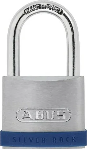 Dry Abus Silver Rock 5/50 SL 7, 50mm, 2 çelësa, argjendtë - 1