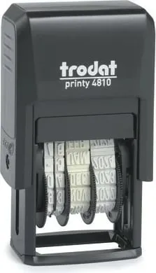 Datëstamp Trodat 4810 printy, vetëngjyrosës, e zezë - 1