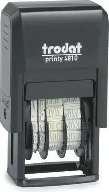 Datëstamp Trodat 4810 printy, vetëngjyrosës, e zezë