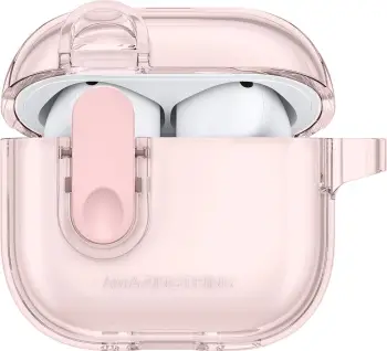 Mbështjellës AmazingThing Minimal për AirPods 4, Rozë