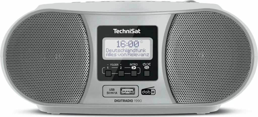 Radio digjitale TechniSat DigitRadio 1990, argjend - 1