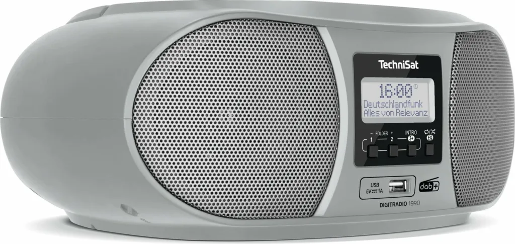 Radio digjitale TechniSat DigitRadio 1990, argjend - 2