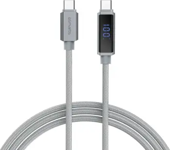 Kabllo USB-C 4smarts DigitCord 100W 1.5m, gri