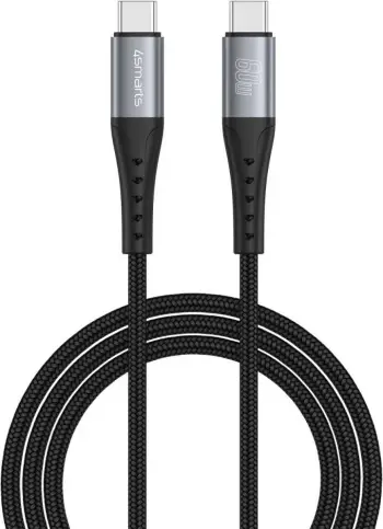 Kabllo USB-C 4smarts PrimeCord 1.5m 60W, e zezë
