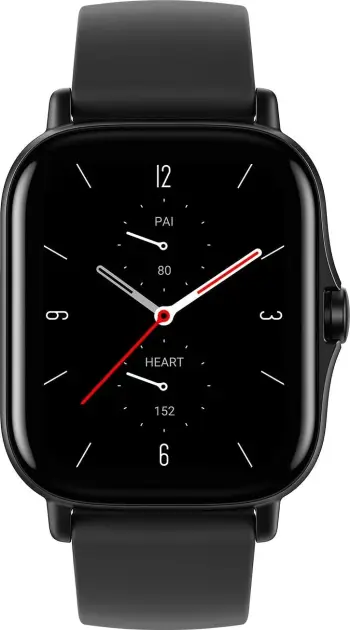 Smartwatch Amazfit GTS 2 NE 42mm, 168 orë bateri, rrip silikon, e zezë