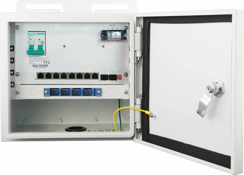 Switch Level One OSW-1031, 8x 2.5G PoE, 10x GE, i zi - 1