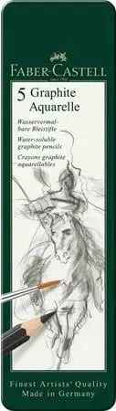 Set lapsa Faber-Castell 117805, HB, 5 copë, ngjyrë e zezë