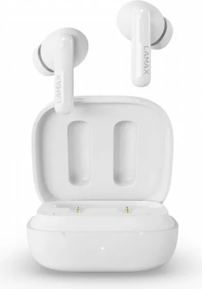 Kufje Lamax Clips1 Plus, wireless, Bluetooth 5.1, 40 orë, të bardha - 1