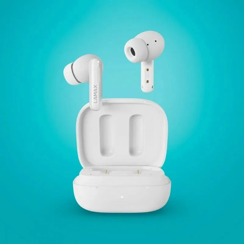 Kufje Lamax Clips1 Plus, wireless, Bluetooth 5.1, 40 orë, të bardha - 3