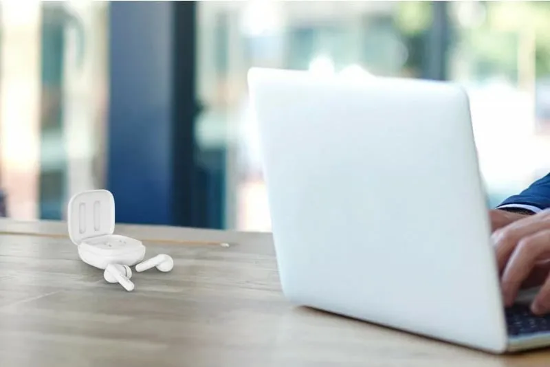 Kufje Lamax Clips1 Plus, wireless, Bluetooth 5.1, 40 orë, të bardha - 4