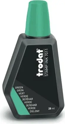 Patronë boje Trodat 7011, i gjelbërt, për mbushje tamponi, 44mm, i zi