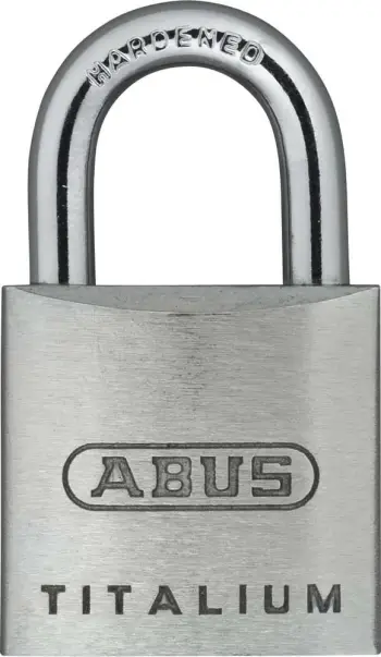 Dry ABUS Titalium 20mm, 2 çelësa, metalik