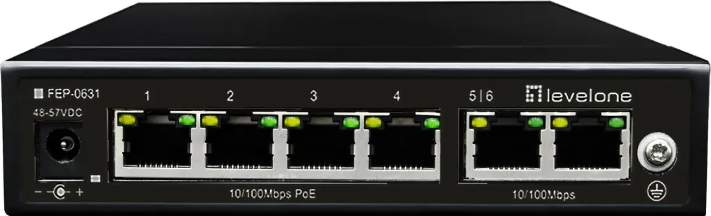 Switch LevelOne FEP-0631, Fast Ethernet, PoE - 1